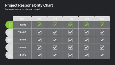 Project Responsibility Chart Presentation