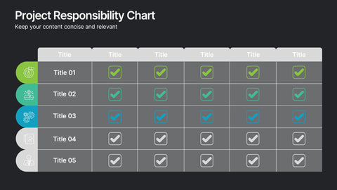 Project Responsibility Chart Presentation