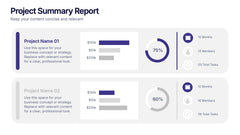 Project Summary Data Report Presentation slide 2