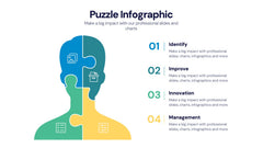 Puzzle Infographics slide 12