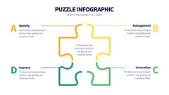 Puzzle Infographics slide 17