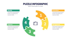 Puzzle Infographics slide 18
