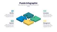 Puzzle Infographics slide 18