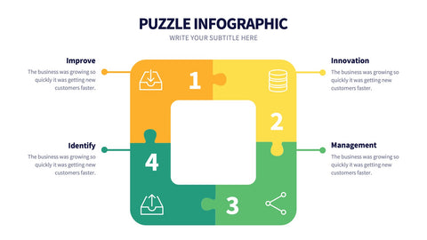 Puzzle Infographics for Solutions & Strategy