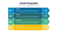 Puzzle Infographics slide 19