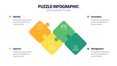 Puzzle Infographics slide 5