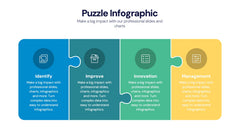 Puzzle Infographics slide 8