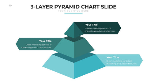 Pyramid Infographics for Hierarchy & Maslow