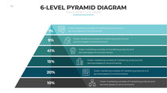 Pyramid Infographics slide 14