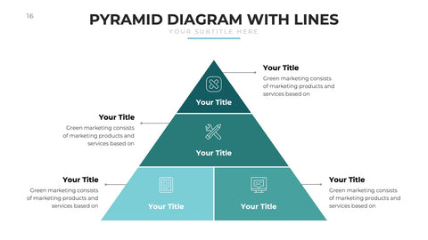 Pyramid Infographics for Hierarchy & Maslow
