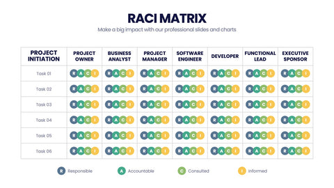 RACI Matrix Infographics