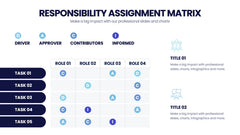Responsibility Assignment Matrix Infographics slide 14
