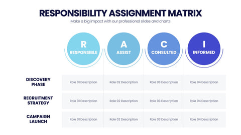 Responsibility Assignment Matrix Infographics