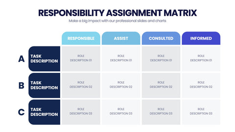 Responsibility Assignment Matrix Infographics