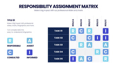 Responsibility Assignment Matrix Infographics slide 9