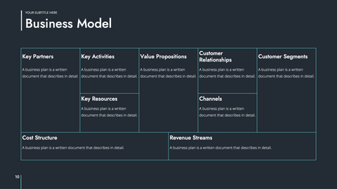 Saas Startup Presentation Template