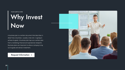Saas Startup Presentation Template