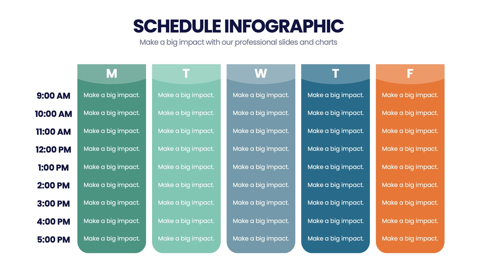 Schedule Infographics
