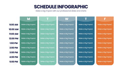 Schedule Infographics
