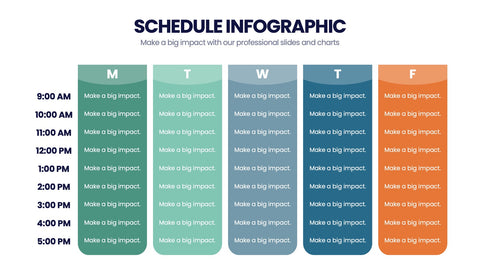 Schedule Infographics