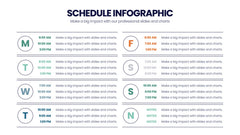 Schedule Infographics slide 10