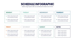 Schedule Infographics slide 12