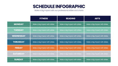 Schedule Infographics slide 15