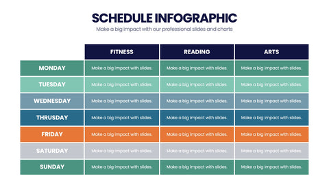 Schedule Infographics
