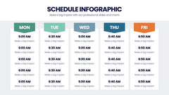 Schedule Infographics slide 16