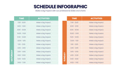 Schedule Infographics slide 20