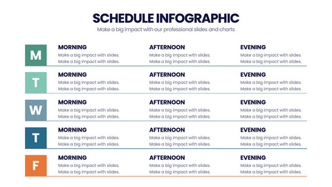 Schedule Infographics
