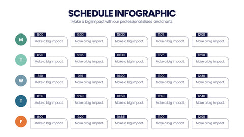 Schedule Infographics