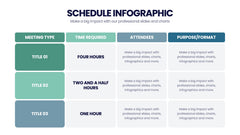 Schedule Infographics slide 8