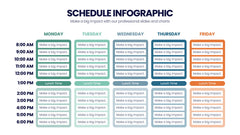 Schedule Infographics slide 9