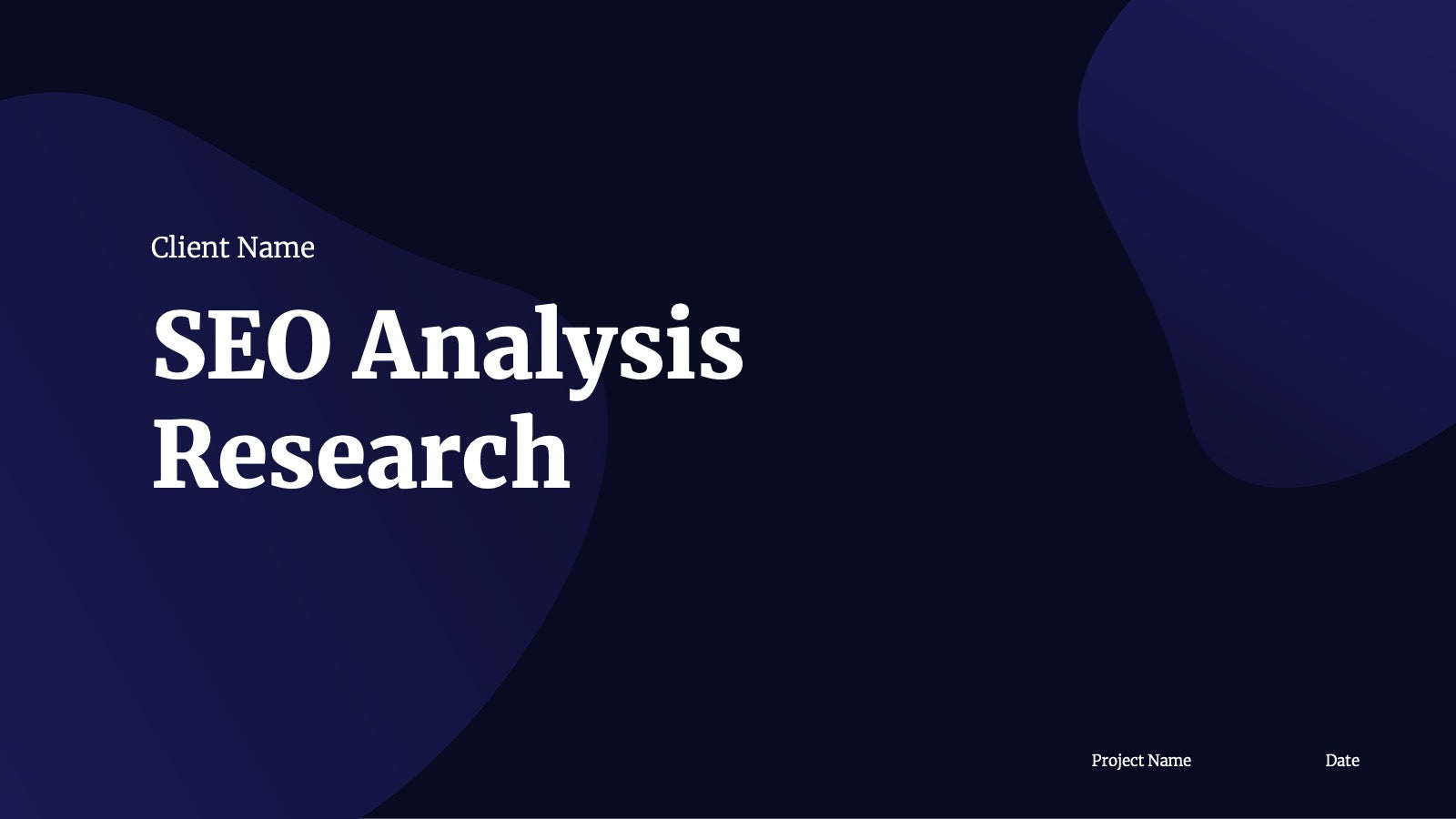 SEO Research Analysis Presentation