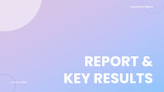Simple Report Presentation