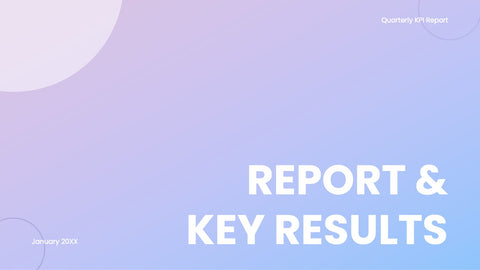 Simple Report Presentation
