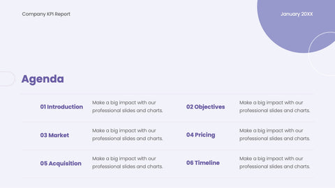 Simple Report Presentation