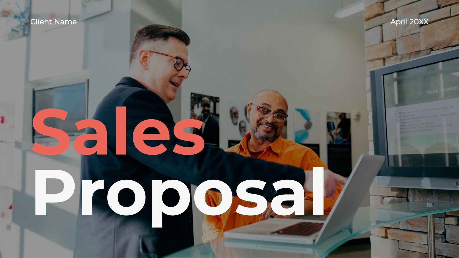 Simple Sales Proposal Presentation