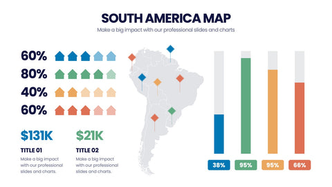 South America Map Infographics