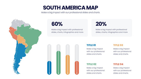 South America Map Infographics