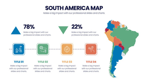 South America Map Infographics