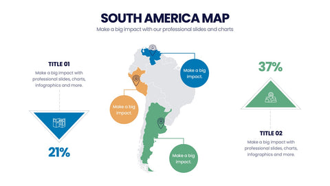 South America Map Infographics
