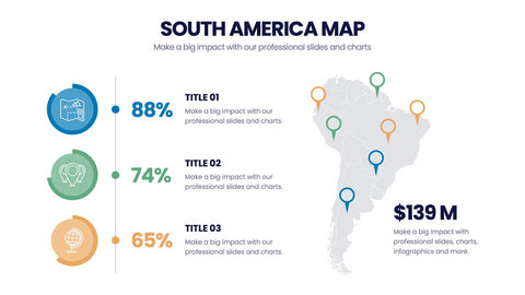 South America Map Infographics