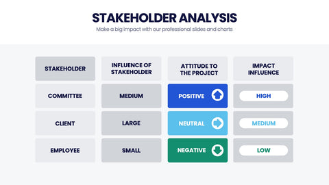 Stakeholder Analysis Infographics