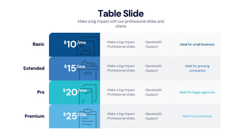 Table Infographics