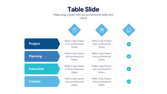 Table Infographics slide 13
