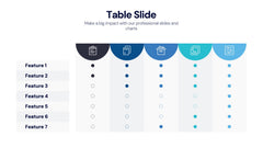 Table Infographics slide 15