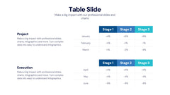 Table Infographics slide 17