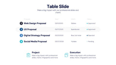 Table Infographics slide 19